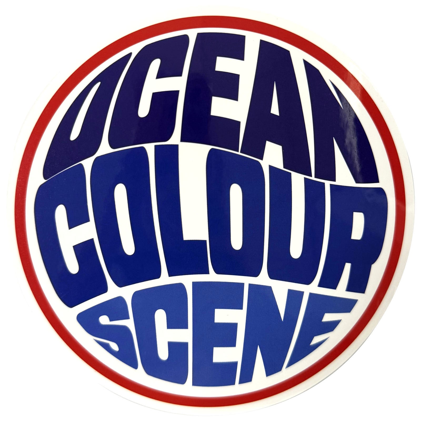 Ocean Colour Scene Sticker: Fisheye Logo