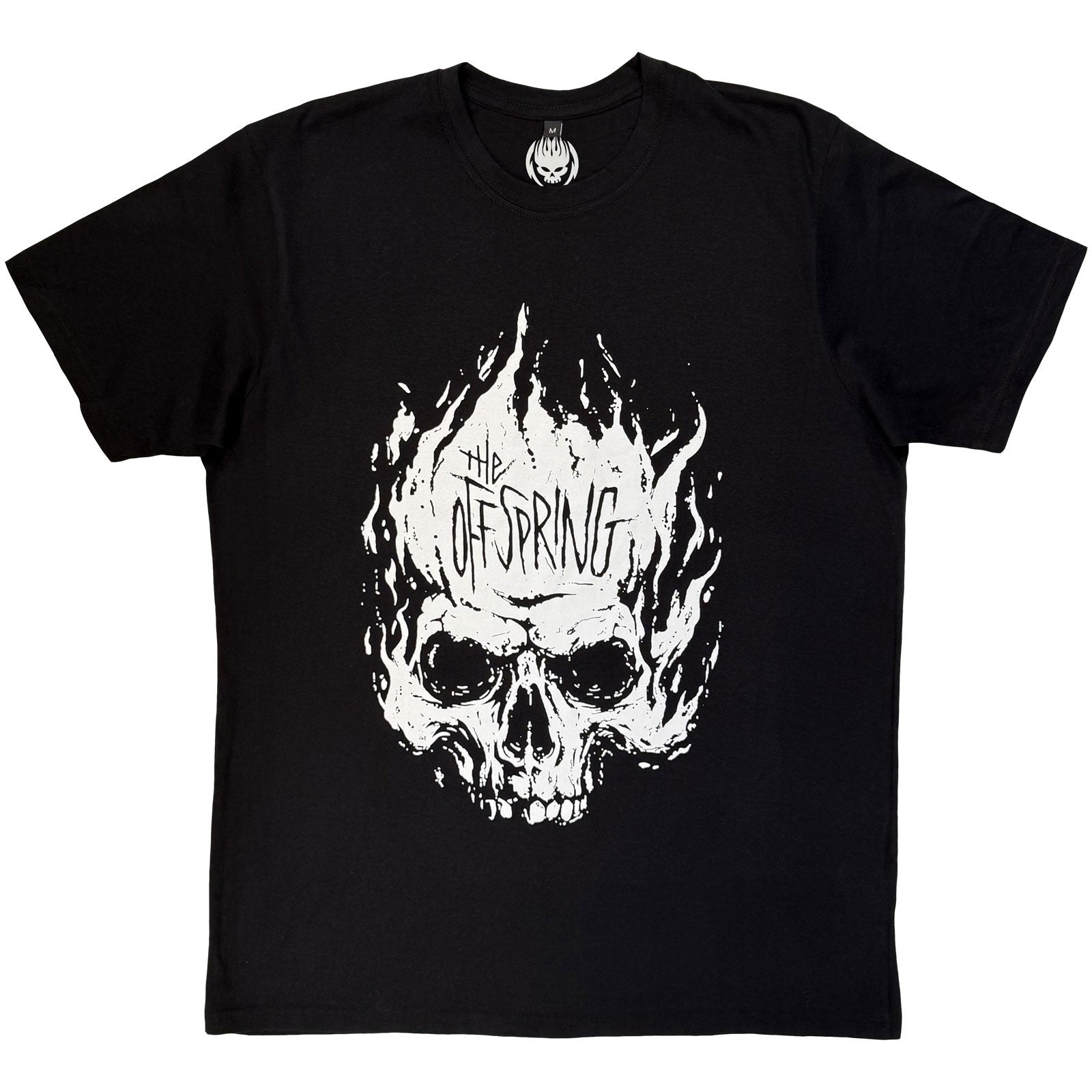 The Offspring Unisex Premium Carbon T-Shirt: Skull (Black)