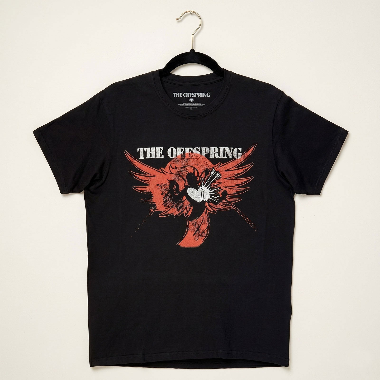 The Offspring Unisex Premium Carbon T-Shirt: Rise And Fall (Black) (Back Print)