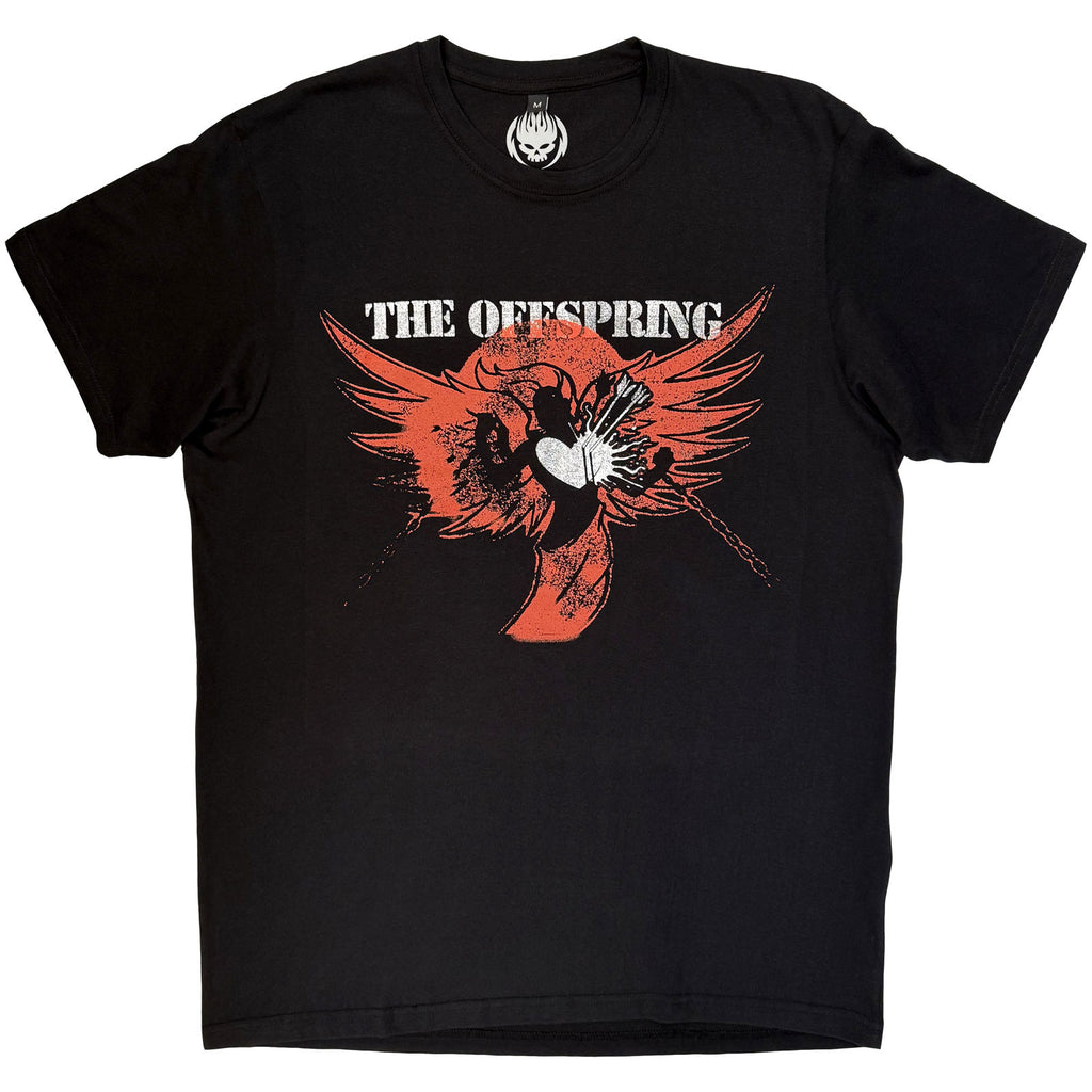 The Offspring Unisex Premium Carbon T-Shirt: Rise And Fall (Black) (Back Print)
