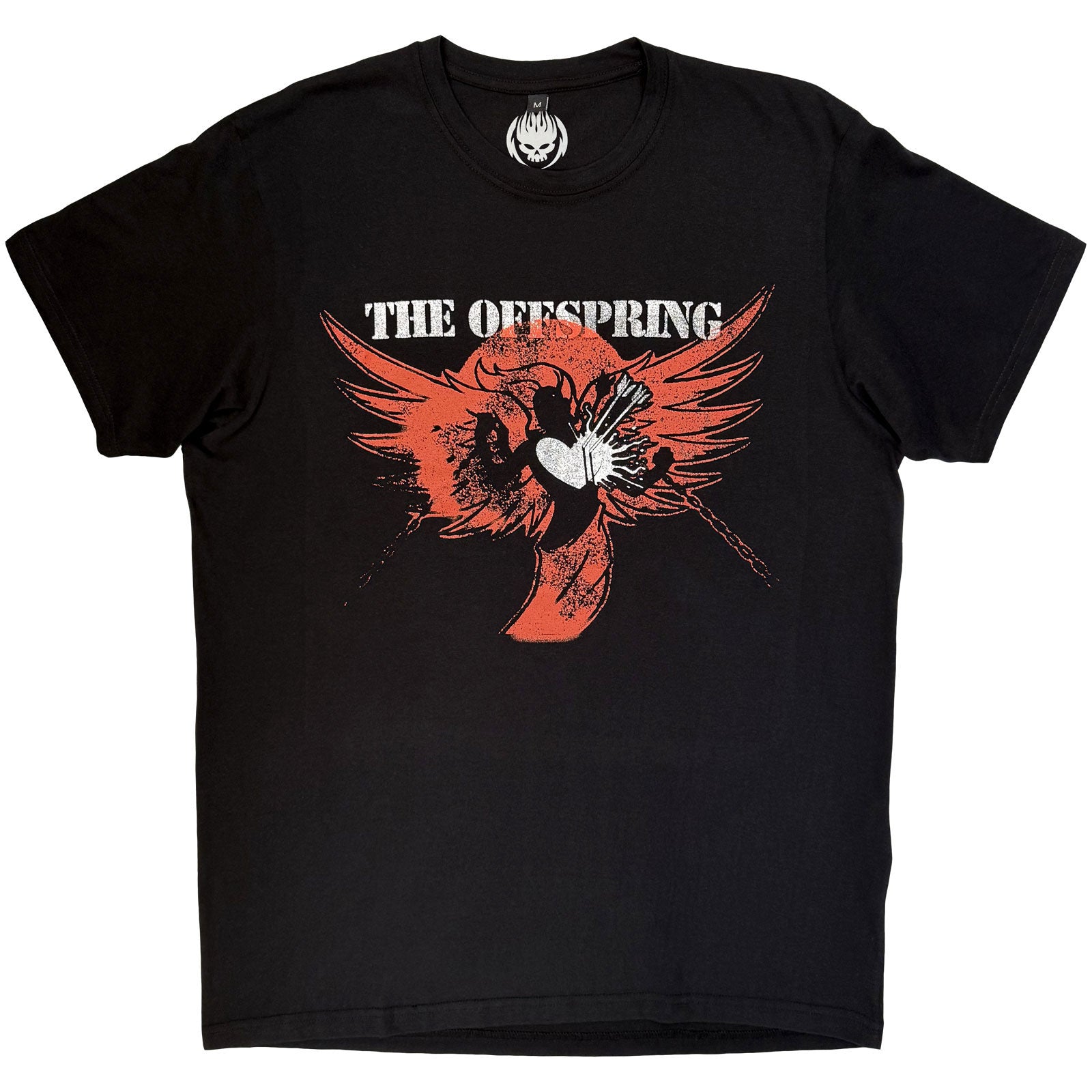 The Offspring Unisex Premium Carbon T-Shirt: Rise And Fall (Black) (Back Print)