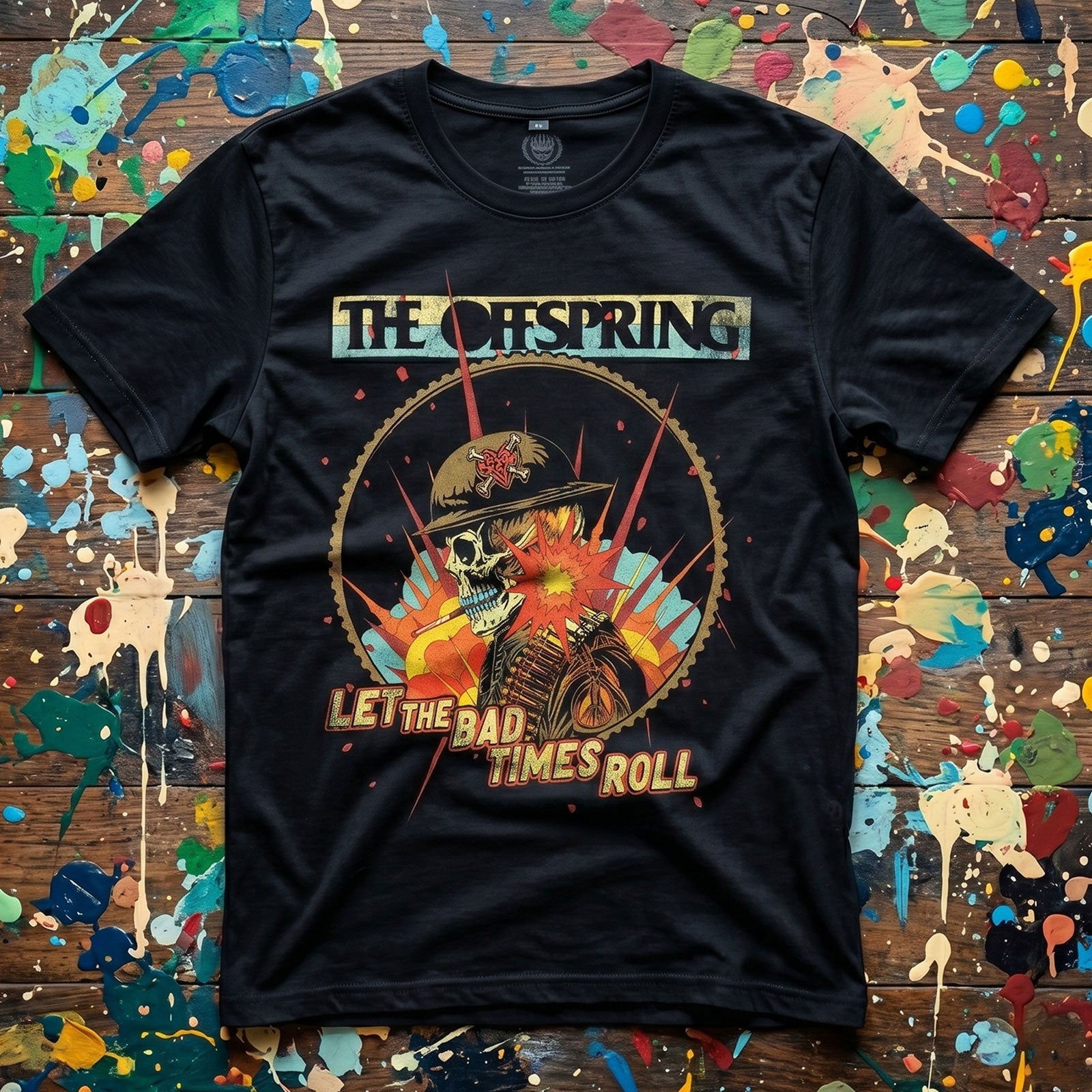 The Offspring Unisex Premium Carbon T-Shirt: Army Of One (Black)