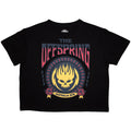 The Offspring Ladies Crop Top: Australia 2018 (Black)