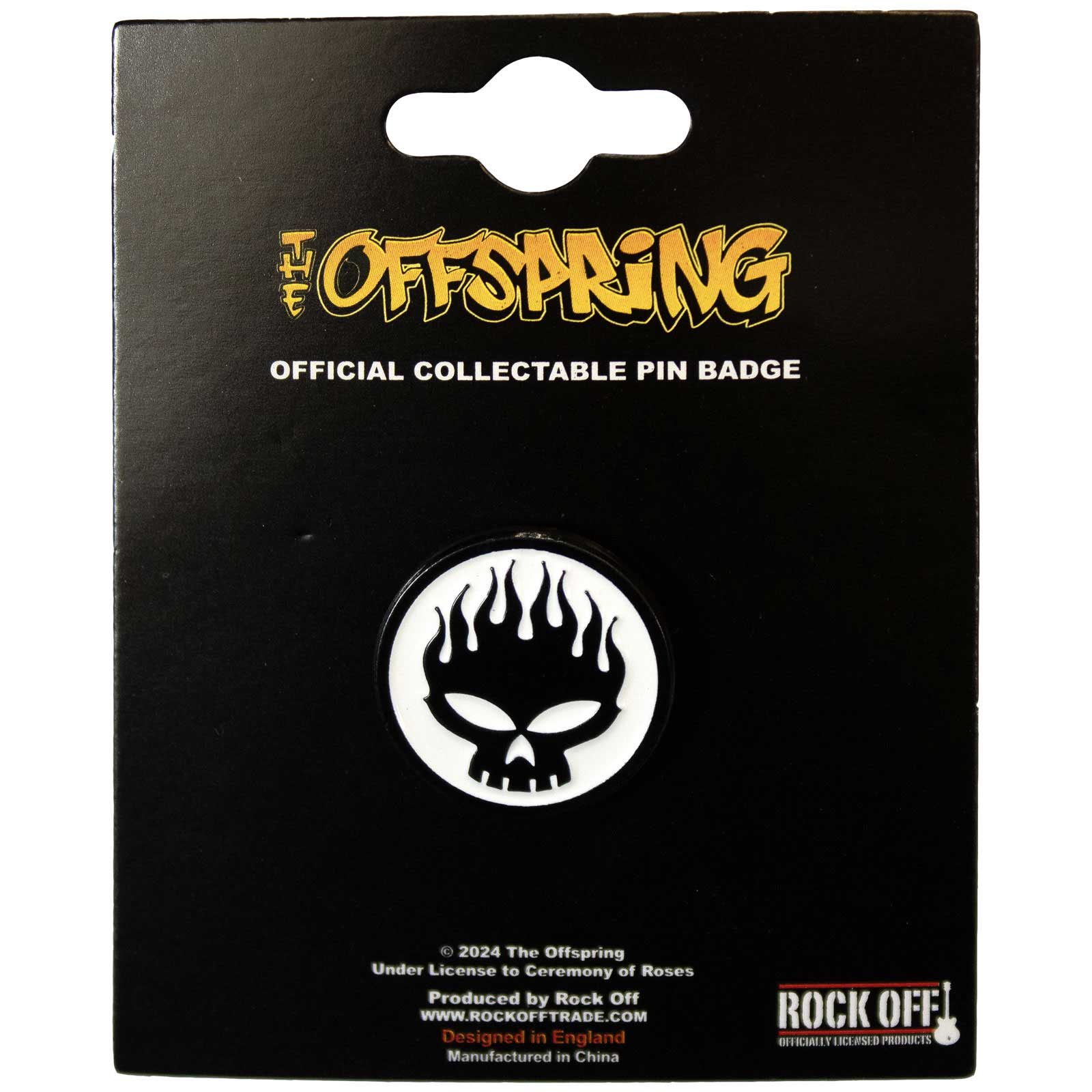 The Offspring Pin Badge: Skull