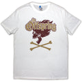 The Offspring Unisex T-Shirt: Screaming Skull (White)