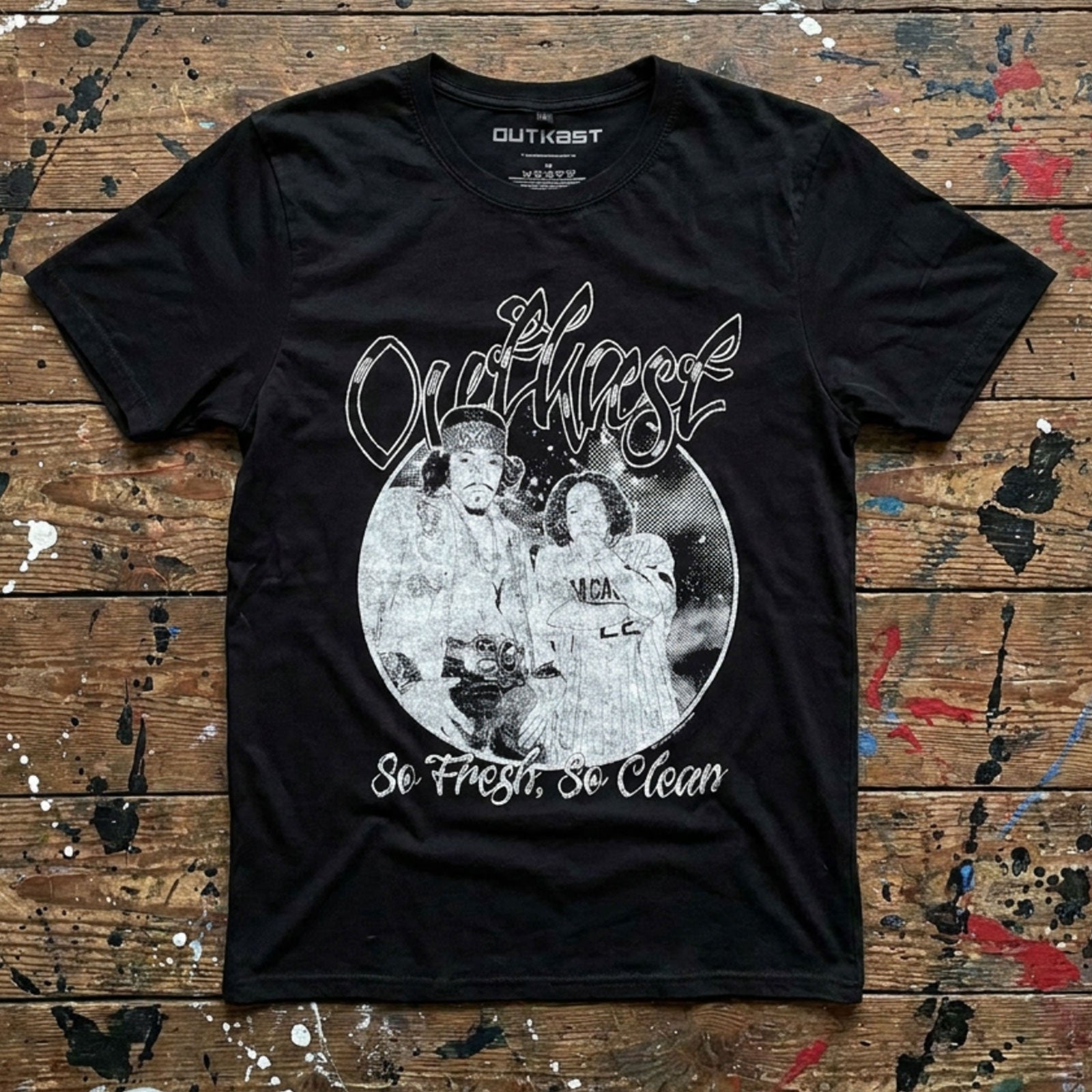 Outkast Unisex Premium Carbon T-Shirt: So Fresh, So Clean (Black)