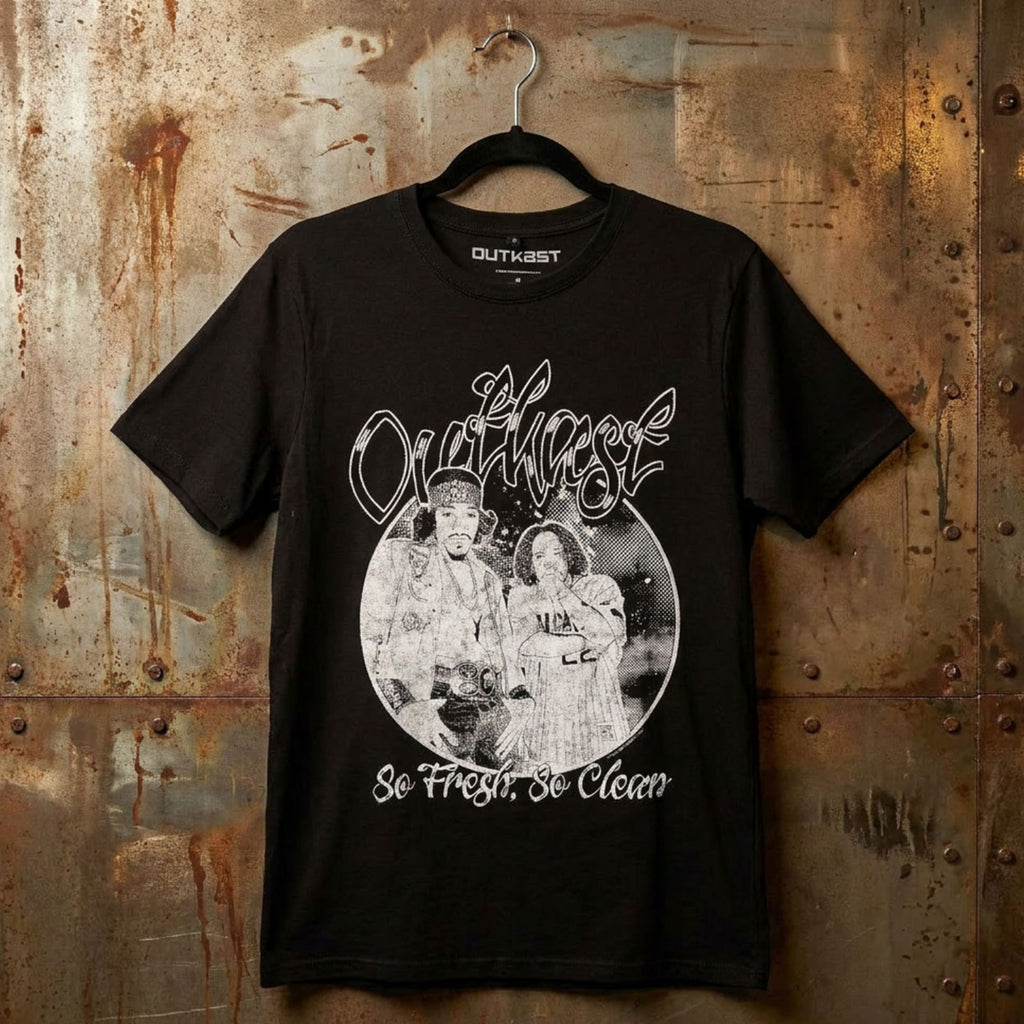 Outkast Unisex Premium Carbon T-Shirt: So Fresh, So Clean (Black)