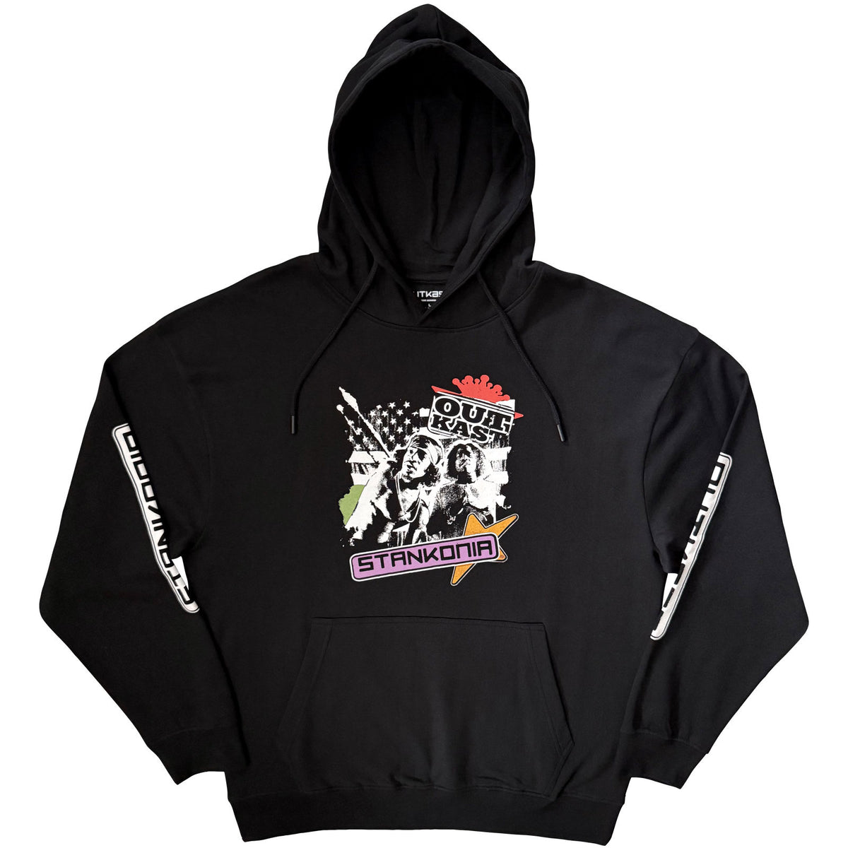 Outkast Unisex Pullover Hoodie: Stankonia (Black) (Sleeve Print)
