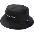 Olivia Rodrigo Unisex Bucket Hat: It's Brutal Out Here (Black) (Ex-Tour)