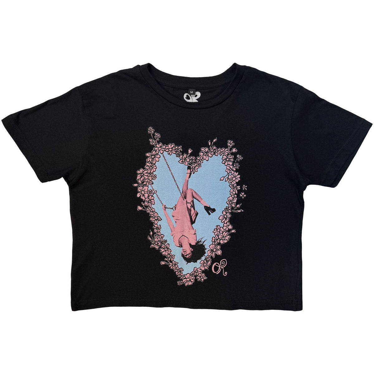 Olivia Rodrigo Ladies Crop Top: Doll House (Black)