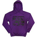 Olivia Rodrigo Unisex Pullover Hoodie: Threshold Lips Grid (Purple)