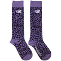 Olivia Rodrigo Unisex Knee Socks: Leopard Print (Purple) (UK Size 4 - 7)