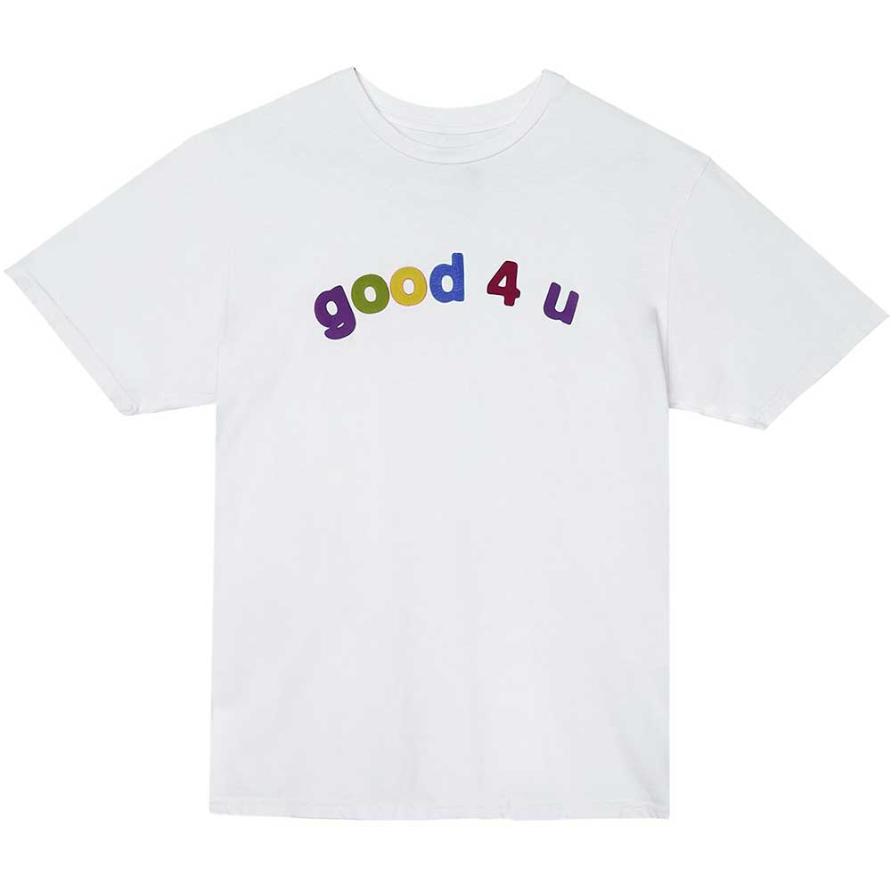 Olivia Rodrigo Unisex T-Shirt: Good 4 U (White) (Ex-Tour)
