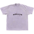Olivia Rodrigo Unisex T-Shirt: Olivia 4 Evr Brutal (Purple) (Ex-Tour)