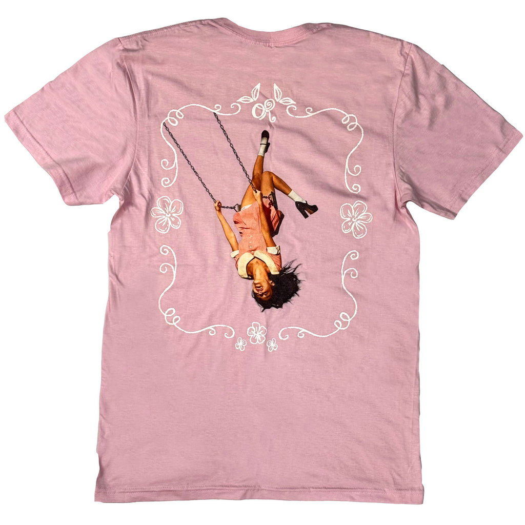 Olivia Rodrigo Unisex T-Shirt: You Seem Pretty Sad (Pink) (Back Print)