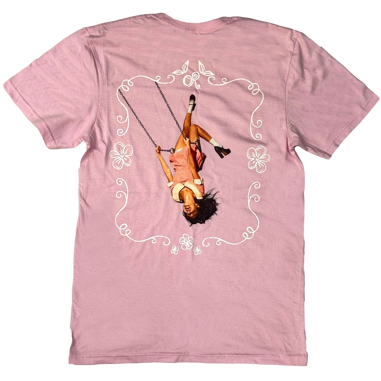 Olivia Rodrigo Unisex T-Shirt: You Seem Pretty Sad (Pink) (Back Print)