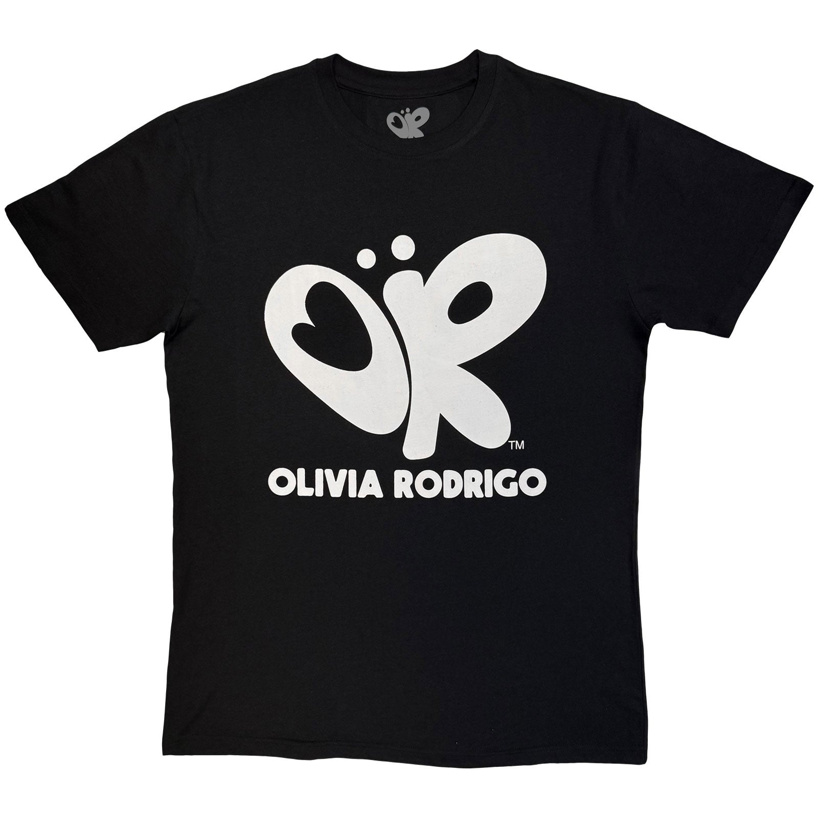 Olivia Rodrigo Unisex T-Shirt: Logo Mono (Black)