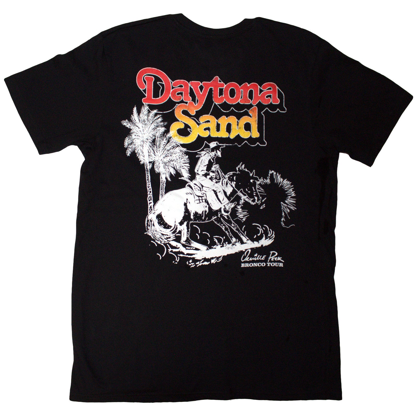 Orville Peck Unisex T-Shirt: Daytona Sands (Black) (Back Print)