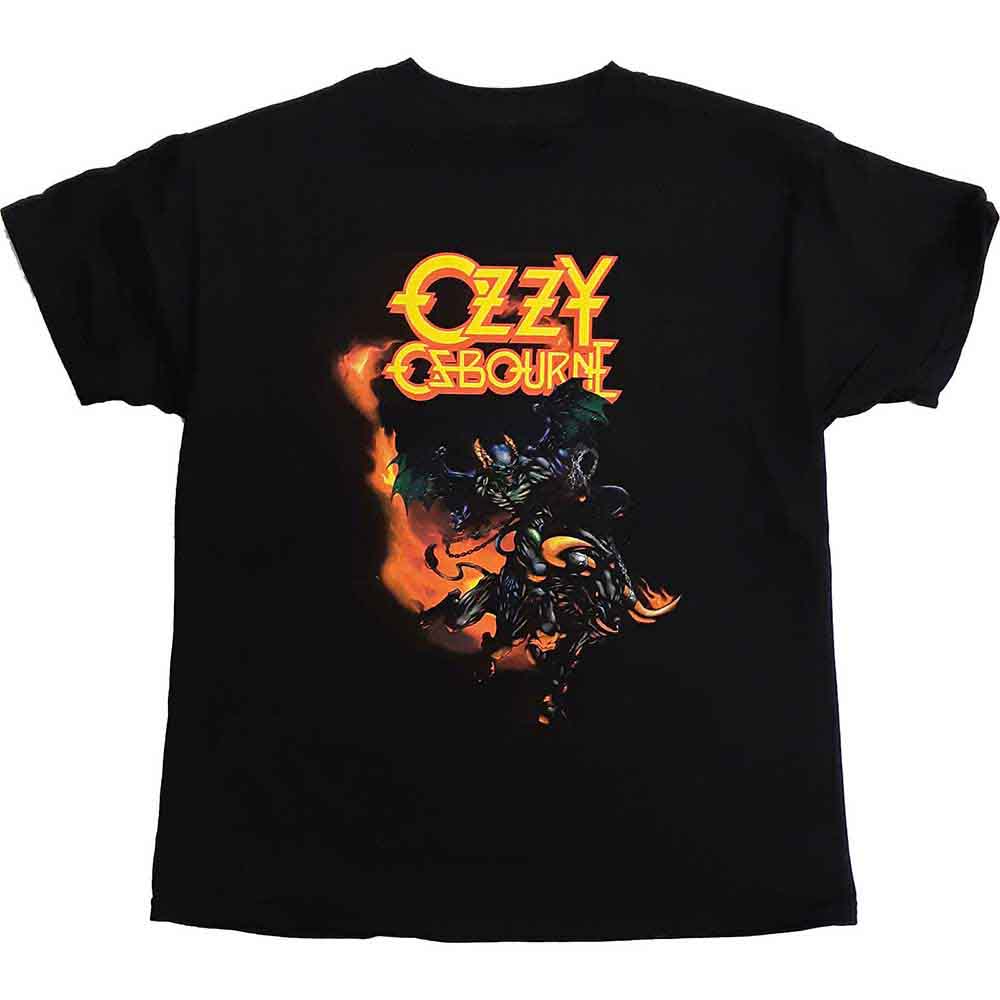 Ozzy Osbourne Kids T-Shirt: Demon Bull (Black)