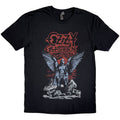 Ozzy Osbourne Unisex T-Shirt: Angel Wings (Black)