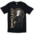 Ozzy Osbourne Unisex T-Shirt: Patient No. 9 Gold Graphic (Black)