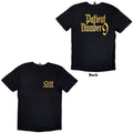 Ozzy Osbourne Unisex T-Shirt: Patient No. 9 Gold Logo (Black) (Back Print)