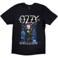 Ozzy Osbourne Unisex T-Shirt: Arms Out Holiday (Black)