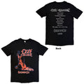 Ozzy Osbourne Unisex T-Shirt: Blizzard Of Ozz Tribute (Black) (Back Print)