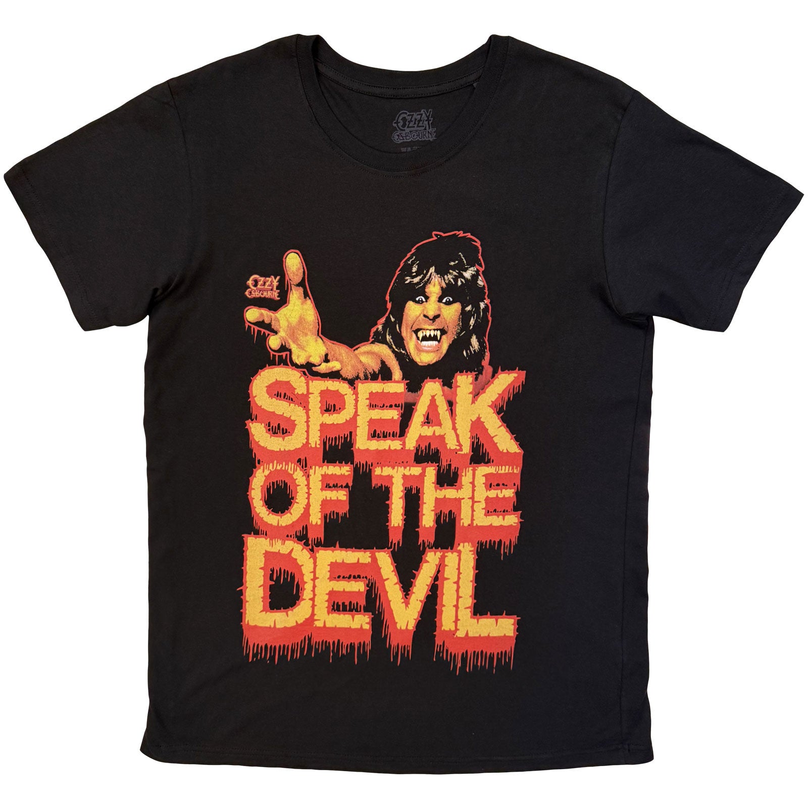 Ozzy Osbourne Unisex T-Shirt: Speak Of The Devil Dripping (Black)