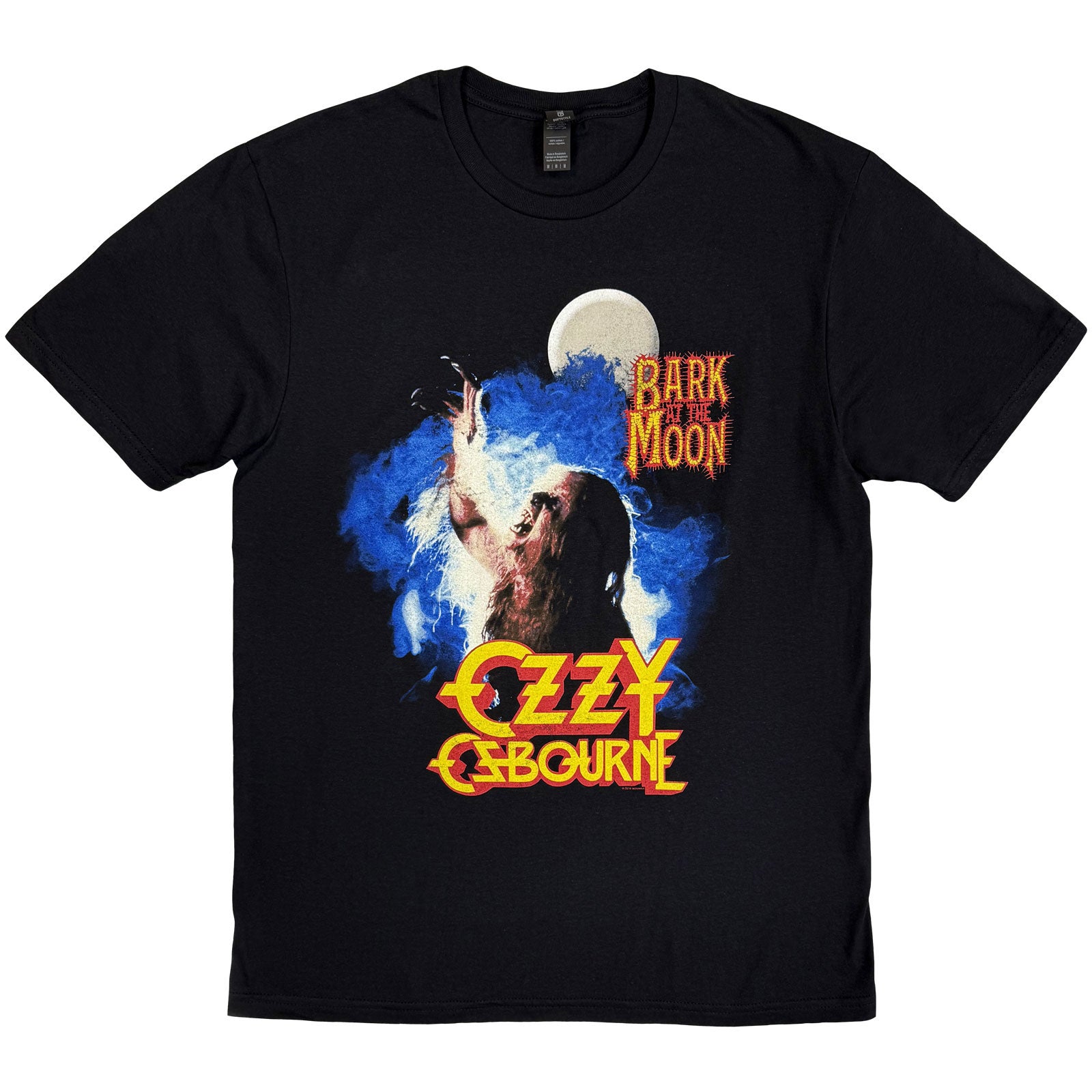 Ozzy Osbourne Unisex T-Shirt: Bark at the moon (Black)
