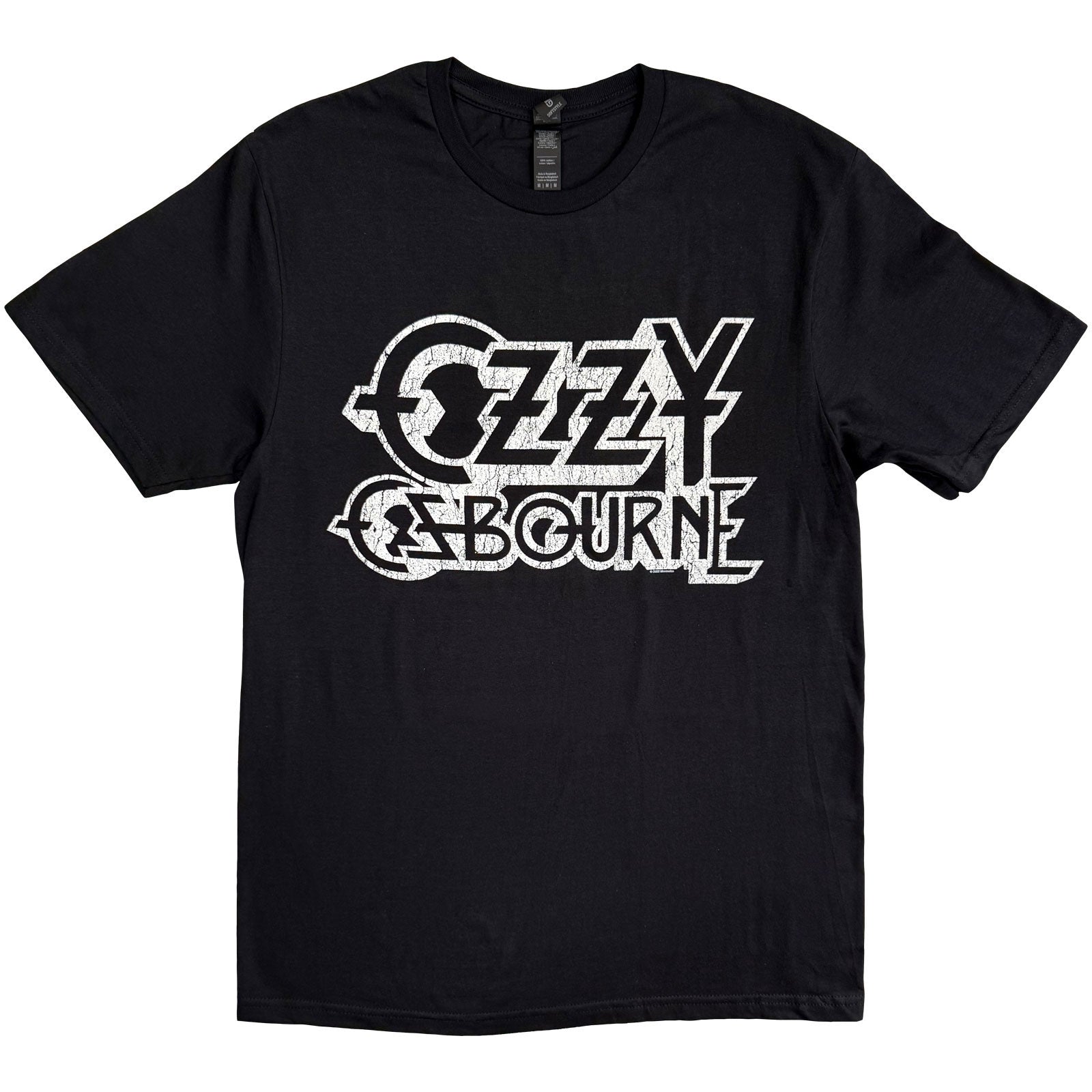 Ozzy Osbourne Unisex T-Shirt: Vintage Logo (Black)