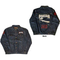 Pantera Unisex Denim Jacket: Vulgar Display of Power (Black) (Back & Sleeve Print)