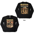 Pantera Unisex Long Sleeve T-Shirt: World Domination Tour (Black) (Back Print)