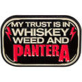 Pantera Pin Badge: Whiskey