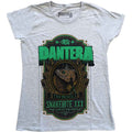 Pantera Ladies T-Shirt: Snakebite XXX Label (Heather Grey)