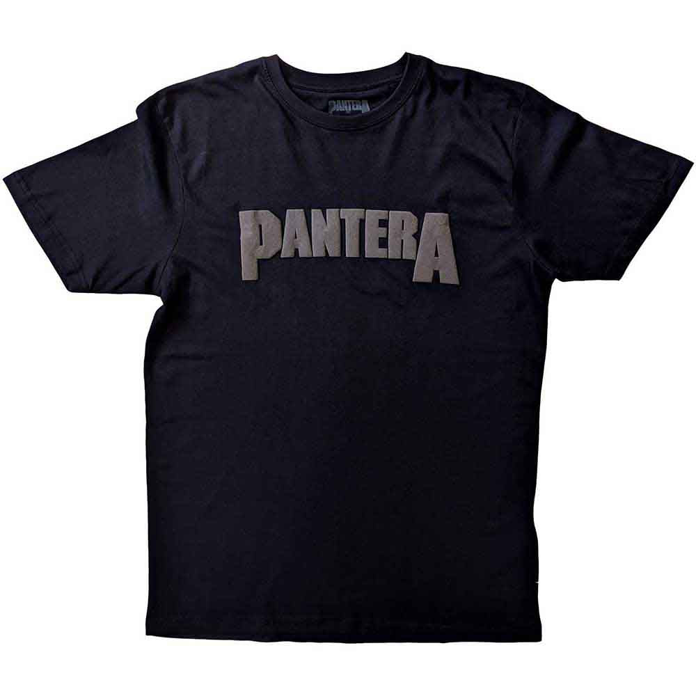 Pantera Unisex T-Shirt: Leaf Skull (Black) (Hi-Build)