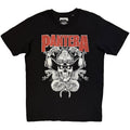 Pantera Unisex T-Shirt: Snake Skull (Black)