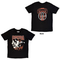Pantera Unisex T-Shirt: Cowboys From Hell Snake (Black) (Back Print)