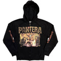 Pantera Unisex Zipped Hoodie: Bong Group (Black)