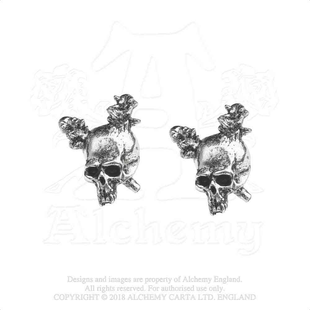 Metallica Earrings: Damage Inc. Skull