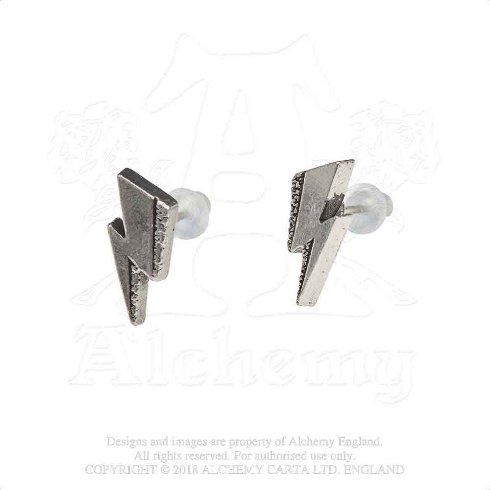 David Bowie Stud Earrings: Flash