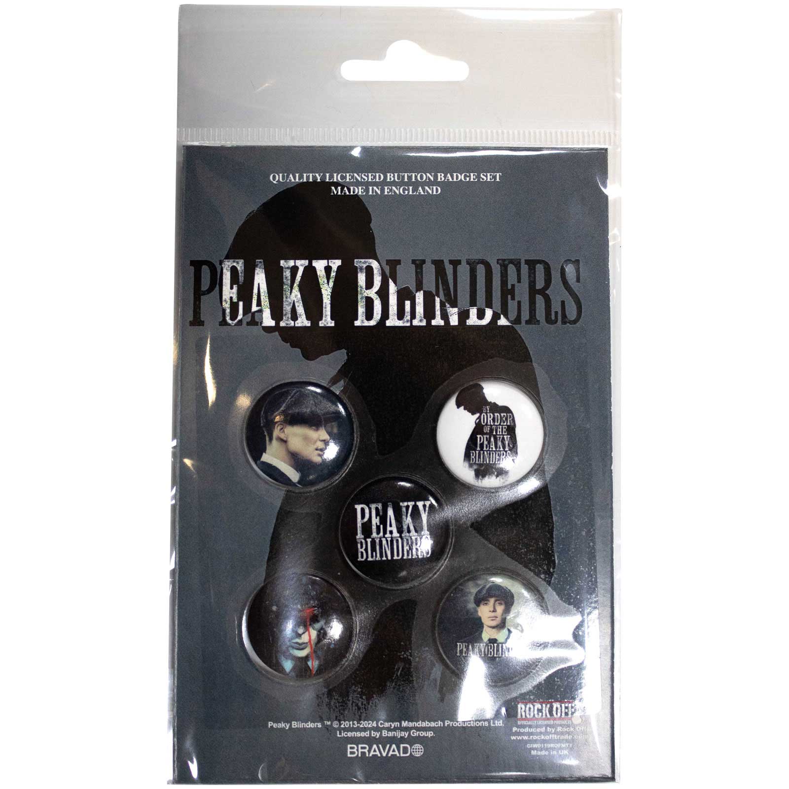 Peaky Blinders Button Badge Pack: By Order Of