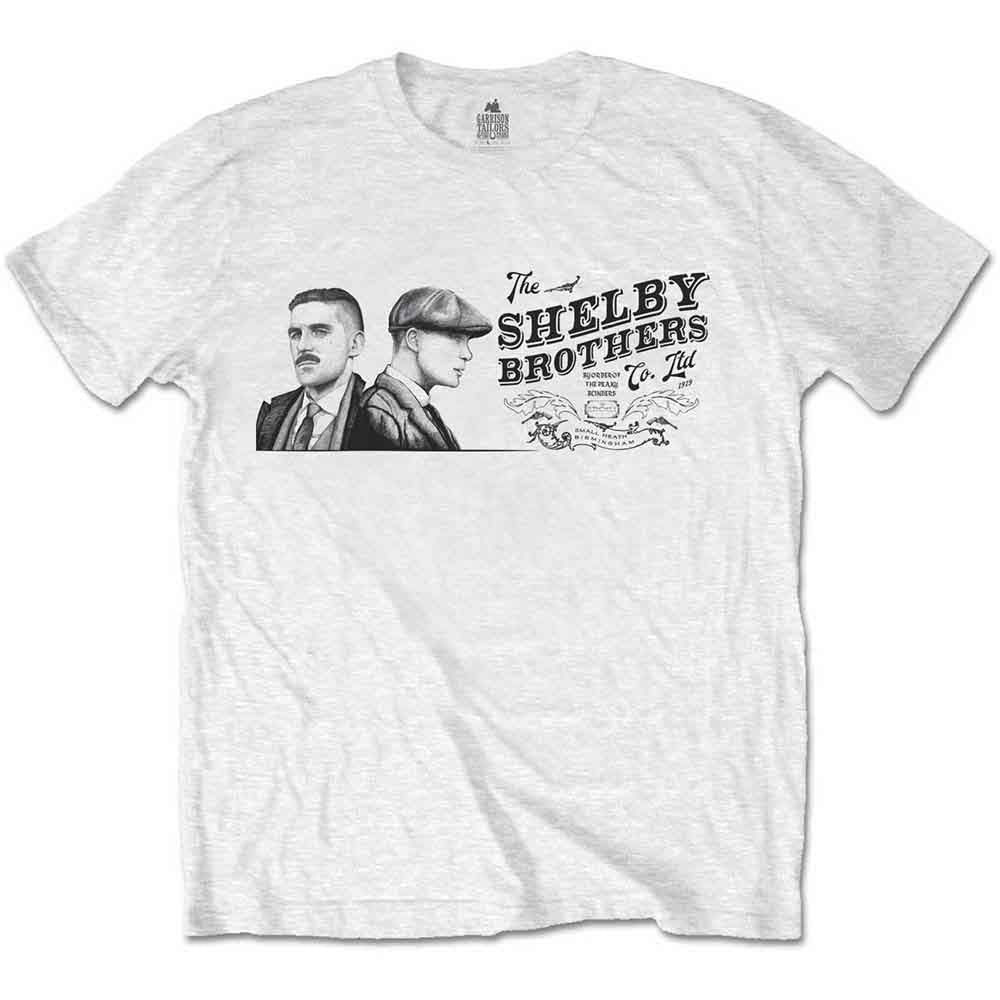 Peaky Blinders Unisex T-Shirt: Shelby Brothers Landscape (White)