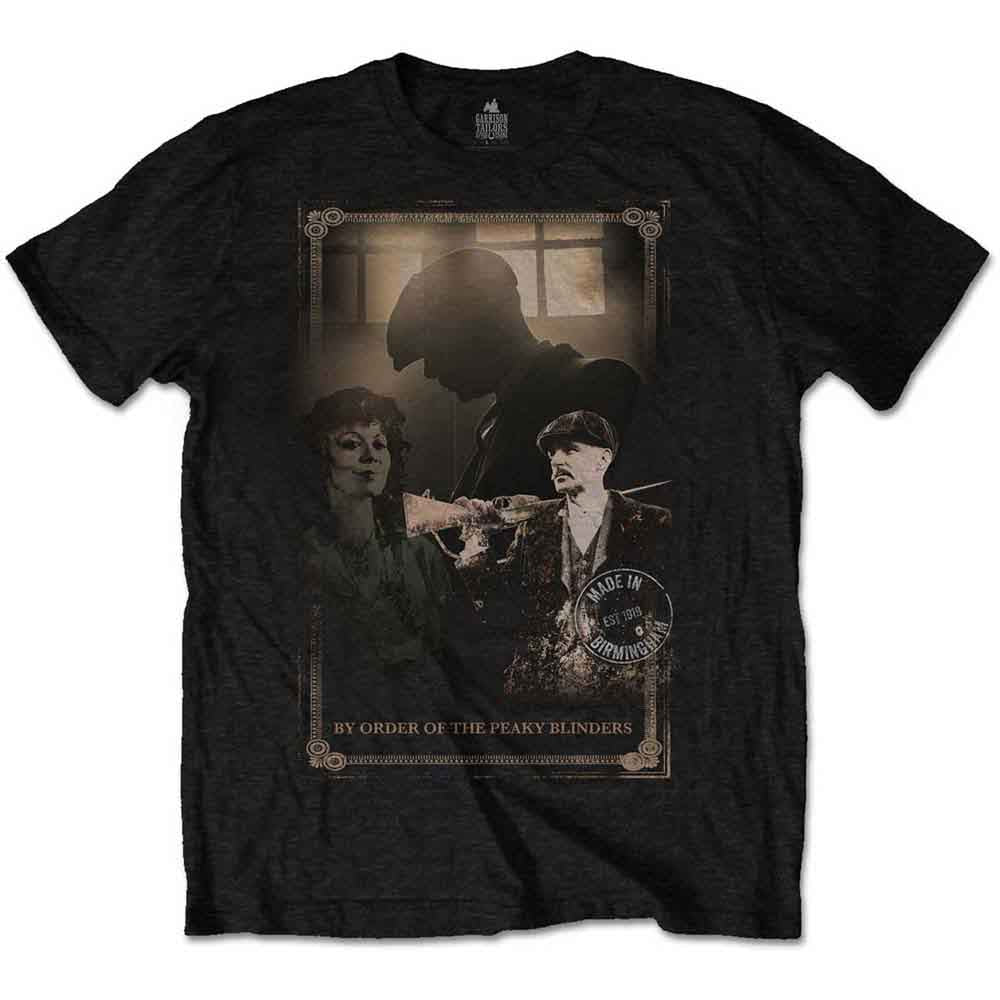 Peaky Blinders Unisex T-Shirt: Shotgun (Black)
