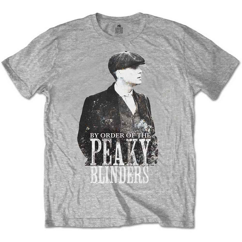 Peaky Blinders Unisex T-Shirt: Grey Character (Grey)
