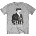 Peaky Blinders Unisex T-Shirt: Grey Character (Grey)