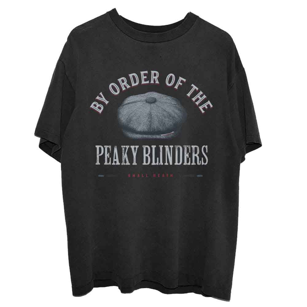 Peaky Blinders Unisex T-Shirt: Flat Cap (Black)