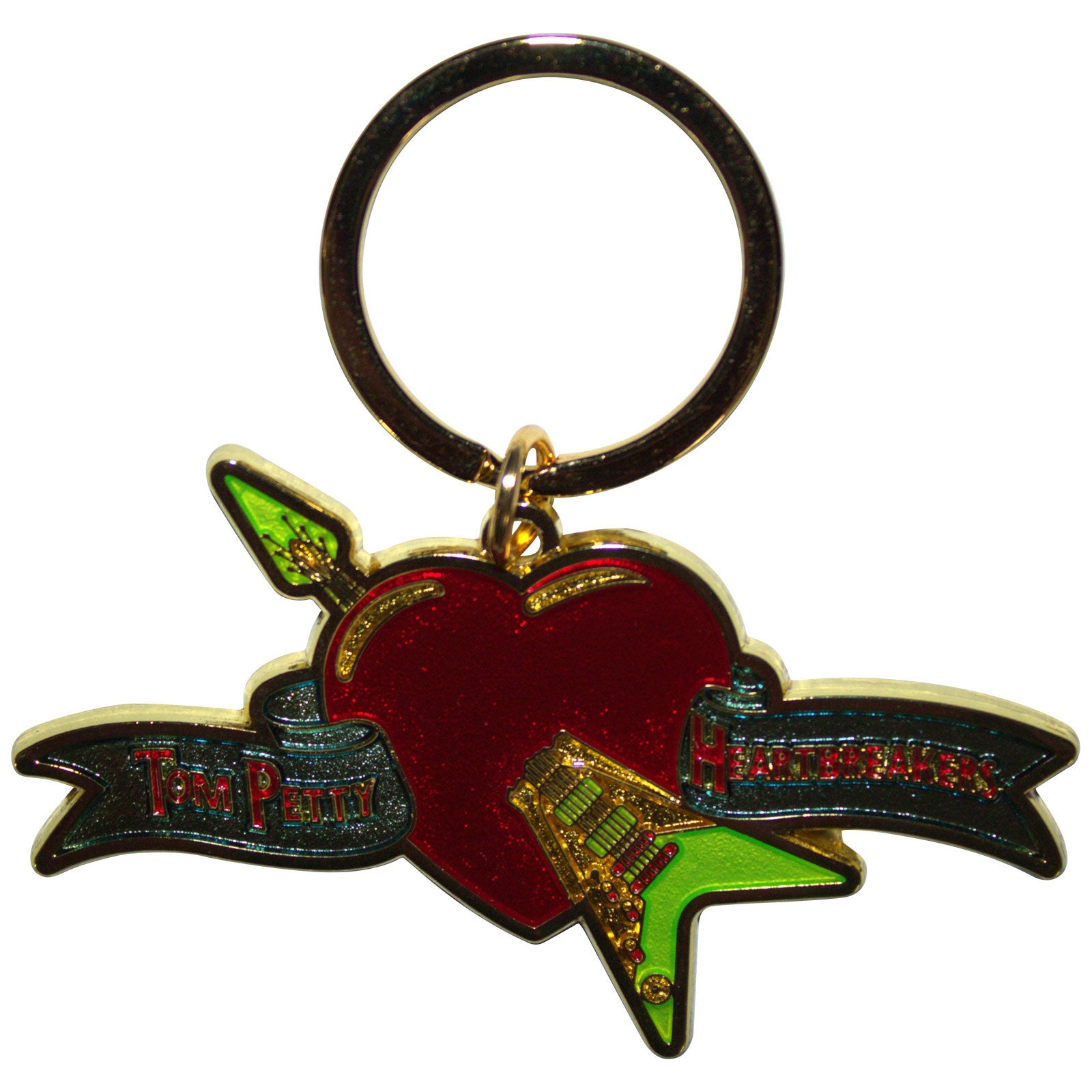 Tom Petty & The Heartbreakers Keychain: Flying Heart