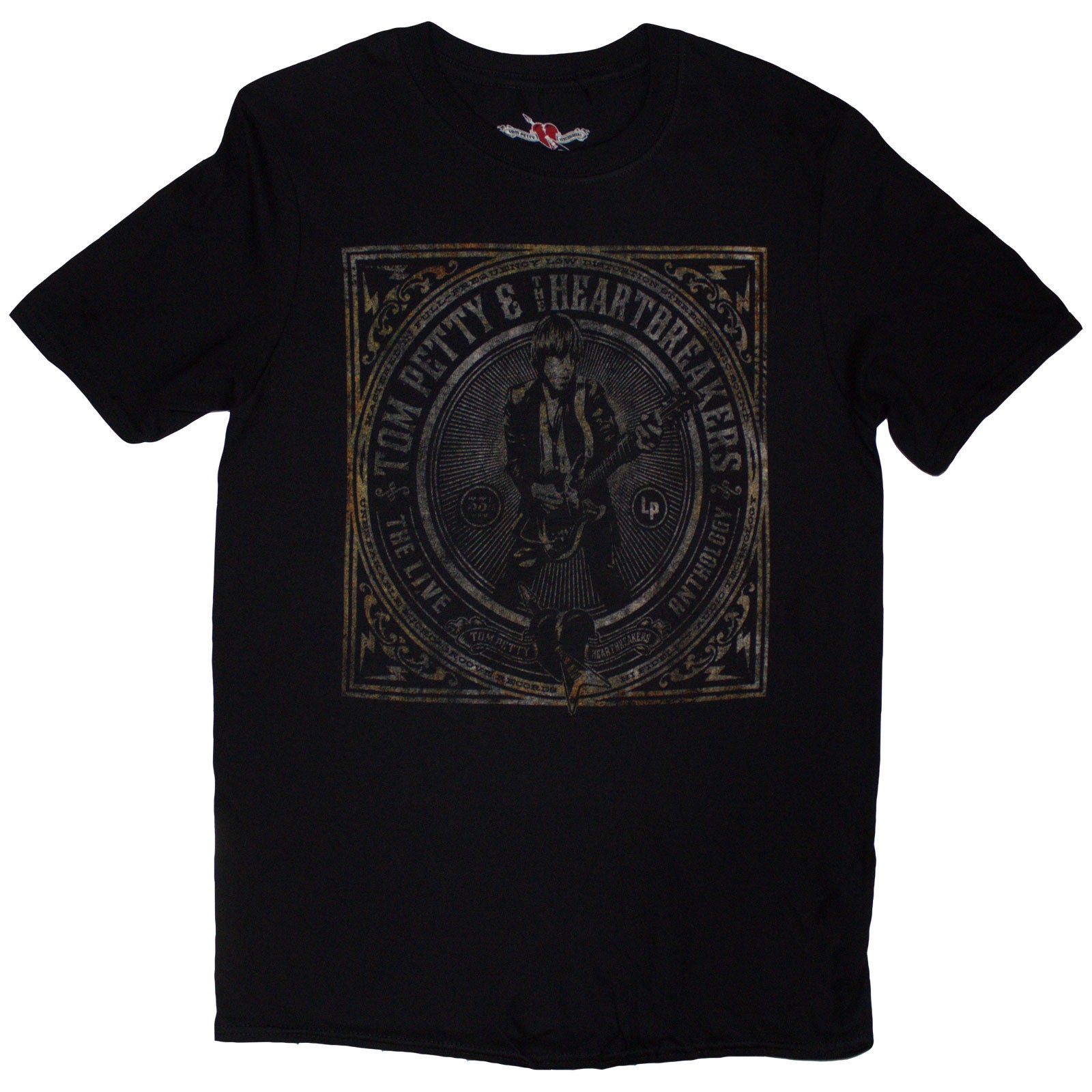 Tom Petty & The Heartbreakers Unisex T-Shirt: Live Anthology (Black)