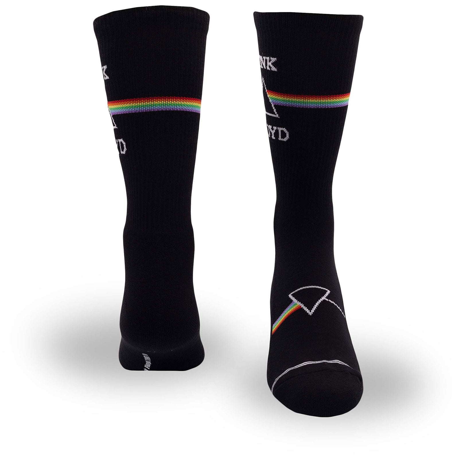 Pink Floyd Unisex Crew Socks: Dark Side of the Moon (Black)  (UK Size 6.5 - 11)